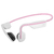 SHOKZ OpenMove Pink- Fones de ouvido esportivos Bluetooth de orelha aberta - Fones de ouvido sem fio de condução óssea