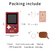 Anbernic RG Nano Retro Handheld Game Console, RG Nano Portable Game Mini Aluminum Alloy Red