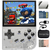 Anbernic RG35XX Dual OS Retro Handheld Game Console Linux Garlic 64G TF Card Built-in 6800+ Games Storage Bag White