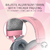 Fone de ouvido gamer Razer Kraken, estrutura de alumínio, conector de áudio de 3,5 mm, Quartz Pink - loja online