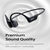 SHOKZ OpenRun Pro - Fones de ouvido esportivos Bluetooth com condução óssea premium (Black) - Crossmart