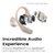 SHOKZ OpenFit Beige - Fones de ouvido Bluetooth sem fio verdadeiros de ouvido aberto com microfone na internet