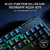 Razer BlackWidow V4 X - Teclado mecânico para jogos: Teclas amarelas lineares e silenciosas - Crossmart