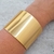 BRACELETE LARGO DOURADO