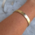 BRACELETE FINO DOURADO FOSCO