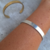 BRACELETE FINO PRATEADO FOSCO