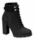 BOTA FEMININA COTURNO SALTO ALTO PRETO 3089.1028