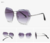 Óculos de sol sem aro feminino - Lentes de corte diamante. na internet