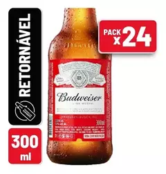 Cerveja Budweiser 300 retornavel - 24 unidades retornavel