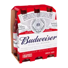 Cerveja Budweiser longneck 330ml - 24 unidades - comprar online