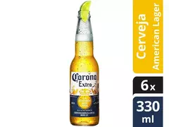 Cerveja Corona longneck 330ml - 24 unidades