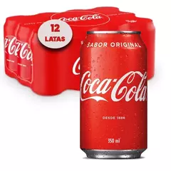 Coca Cola lata 350ml - 12 unidades - comprar online