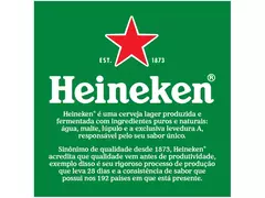 Cerveja Heineken Longneck 330ml - 24 unidades - Fluxo TRX Bebidas