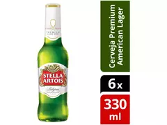 Cerveja Stella artois longneck 330ml - 24 unidades