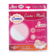 Cueiro Manta Luxo Flanelado Cremer - Zaza Enxovais