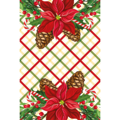 PANO DE COPA FELIZ NATAL 7PC 40x60cm - LEPPER