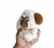 llavero de peluche de perro pug tierno 12 cm de altura