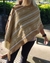 Poncho Tejido en Telar Pocho Irregular con Botones - comprar online