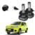 Kit de Lâmpadas Shocklight Ultra Led Farol Alto e Baixo H4 para Fiat Uno