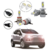 Kit lâmpada Super Led C6 Farol Alto e Baixo H4 e Milha H11 para Ecosport 2013 em Diante