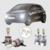 Kit lâmpadas Super Led C6 Farol Baixo H7 e Milha H11 para C4 Picasso 2010 a 2013