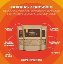 Farofa Artesanal Zero Sódio - Churrasco 300grs - comprar online