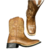 BOTA TEXANA FEMININA PASSO LIVRE MARROM BORDADA - comprar online