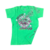 CAMISETA INFANTIL COM STRASS OX HORNS VERDE