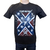 CAMISETA MASCULINA OX HORNS MANGA CURTA PRETA TEAM ROPING