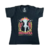 CAMISETA INFANTIL COM STRASS OX HORNS PRETA