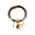 PULSEIRA 2 CORDAS PRETA COM BERLOQUES - comprar online