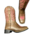 BOTA TEXANA FEMININA LA MEXICANA MARROM COM BORDADO ROSA - comprar online