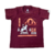 CAMISETA INFANTIL OX HORNS BORDO