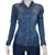 CAMISA FEMININA JEANS PEDRARIA MINUTY