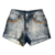 SHORTS JEANS FEMININO MINUTY