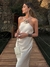 Vestido Feminino Monocromático de Cetim - comprar online