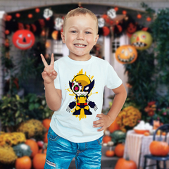 Polera Halloween Héroes Favoritos Niño - NeorPrintGraphics