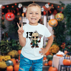 Polera Halloween Personajes Terror Peliculas Niño en internet