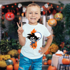 Polera Halloween Héroes Favoritos Niño - NeorPrintGraphics