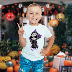 Polera Halloween Personajes Terror Peliculas Niño - NeorPrintGraphics