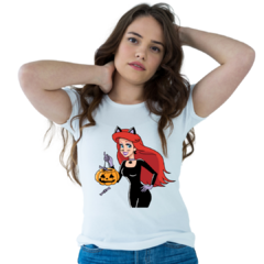 Polera Halloween Princesas v2