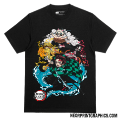 Polera Demon Slayer Personajes pack2