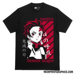 Polera Tanjiro Kamado Demon Slayer - NeorPrintGraphics