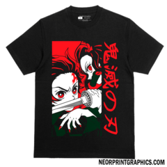 Polera Tanjiro & Nezuko Kamado Demon Slayer - NeorPrintGraphics