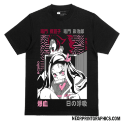 Polera Tanjiro & Nezuko Kamado Demon Slayer