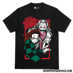 Polera Tanjiro & Nezuko Kamado Demon Slayer en internet