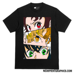 Polera Demon Slayer Personajes pack1