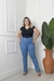 Calça Jeans Feminina Bellamari Flare Plus Size com Lycra