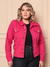 Jaqueta Feminina Sarja com Elastano Plus Size Pink Bellamari Jeans