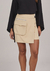 Short saia lado avesso fivela e bolso fole - comprar online